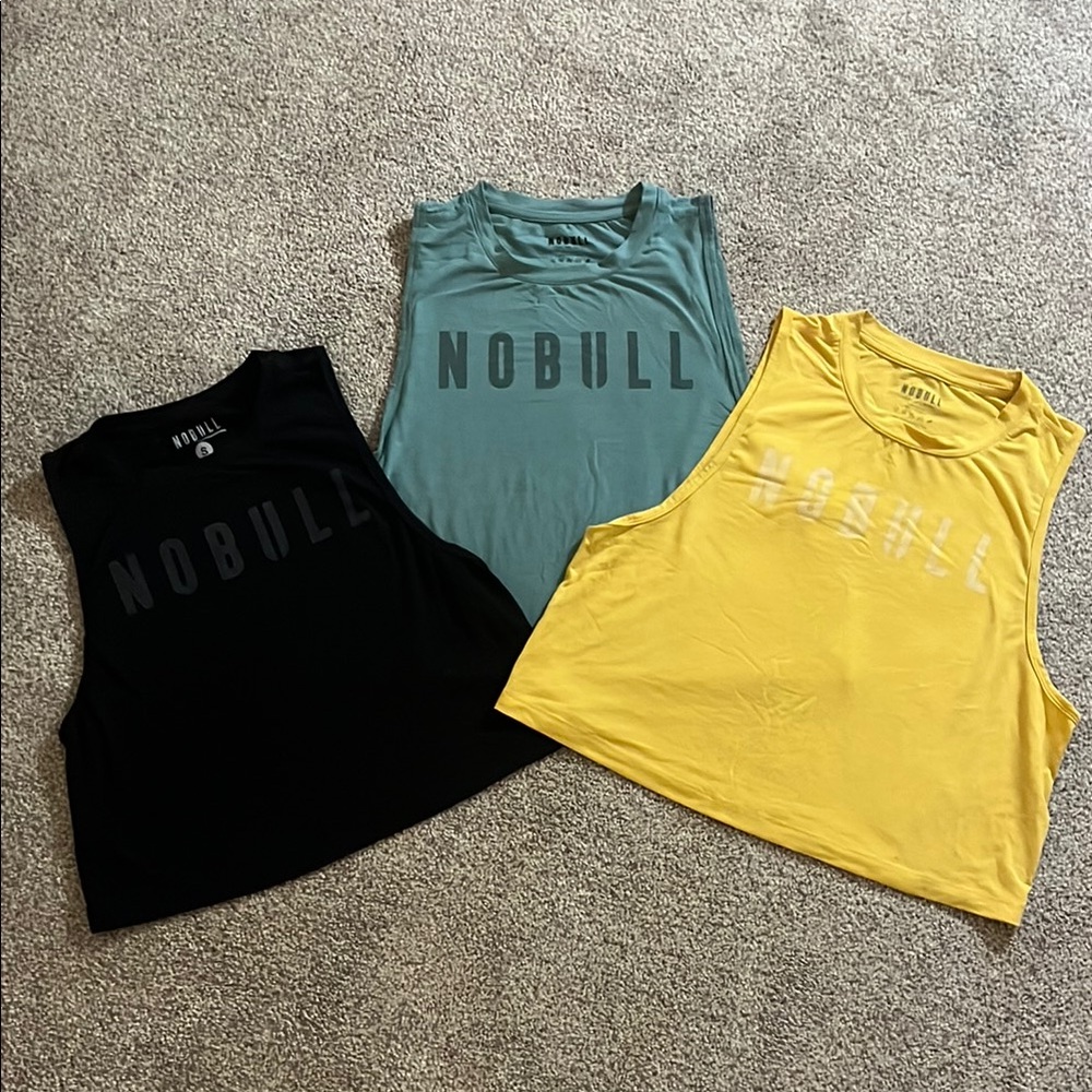 NOBULL Tank Tops - Black, Teal, Yellow